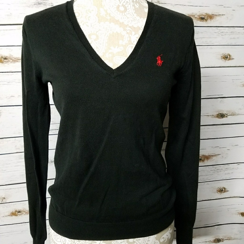 Ralph Lauren Vneck Long Sleeve Medium